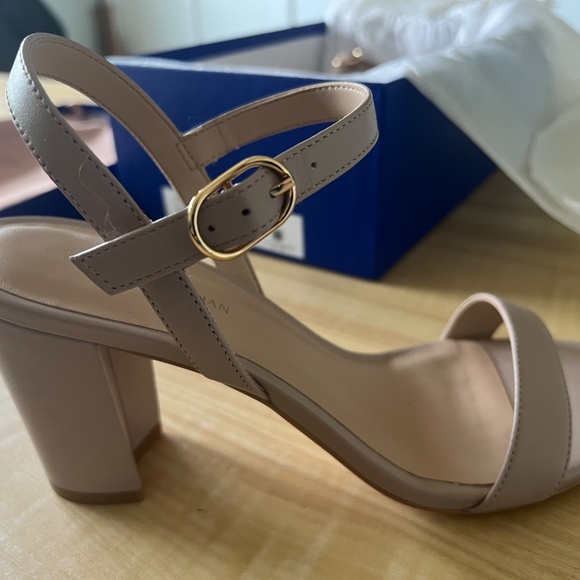 STUART WEITZMAN Dancer 75 Block Sandal Heels 6.5 B - Picture 5 of 9